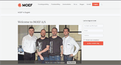 Desktop Screenshot of moef.dk